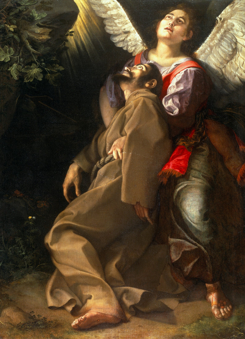 Saint Franciscus' stigmatisering - Orazio Gentileschi