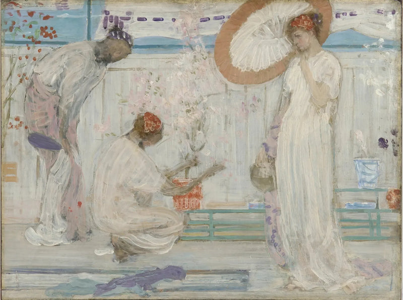 Den Hvide Symfoni: Tre Piger - James Abbott McNeill Whistler