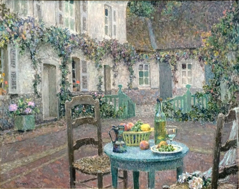 Det blå bord - Henri Le Sidaner