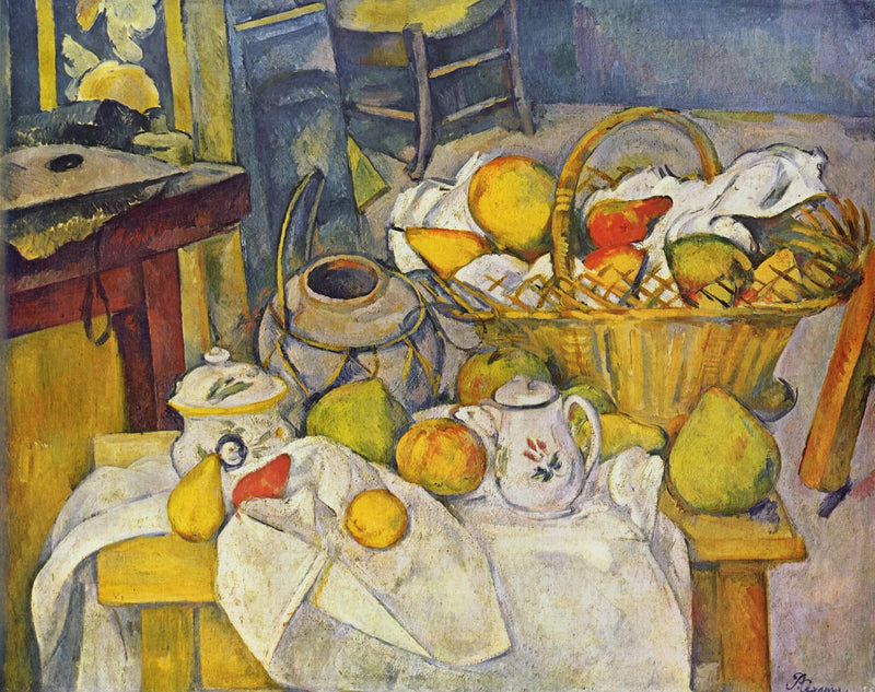Køkkenbordet - Paul Cézanne