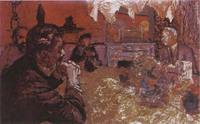 La bordplade af Clos Cézanne - Édouard Vuillard