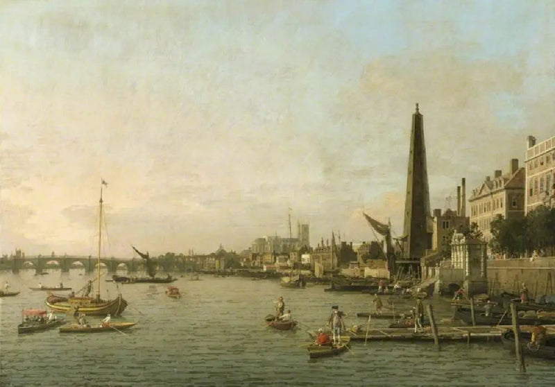 Themsen ved Westminster - Canaletto
