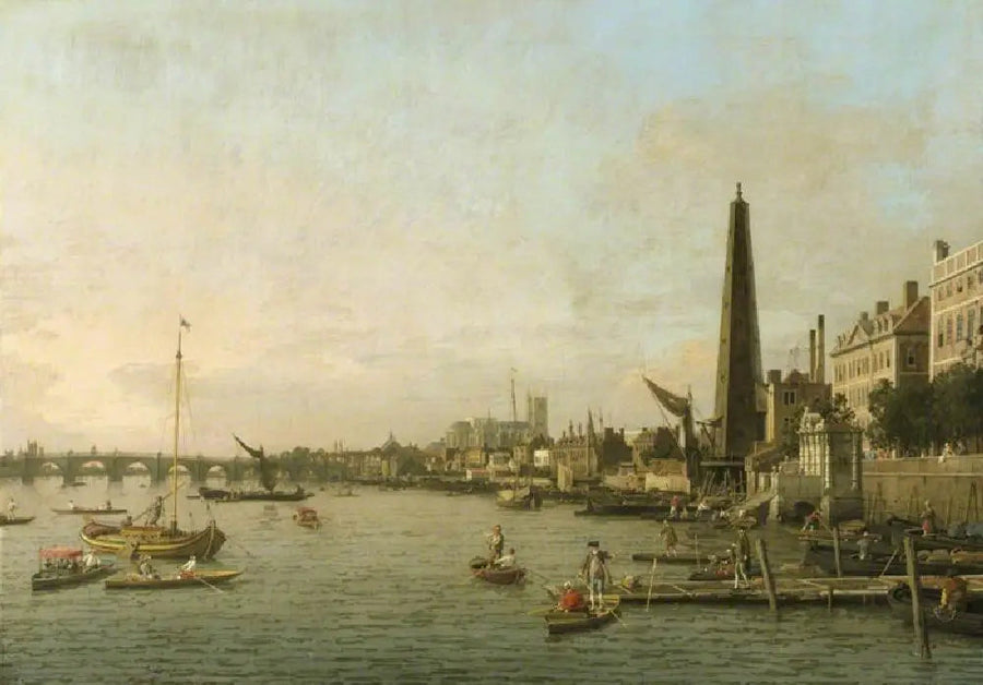 Themsen ved Westminster - Canaletto