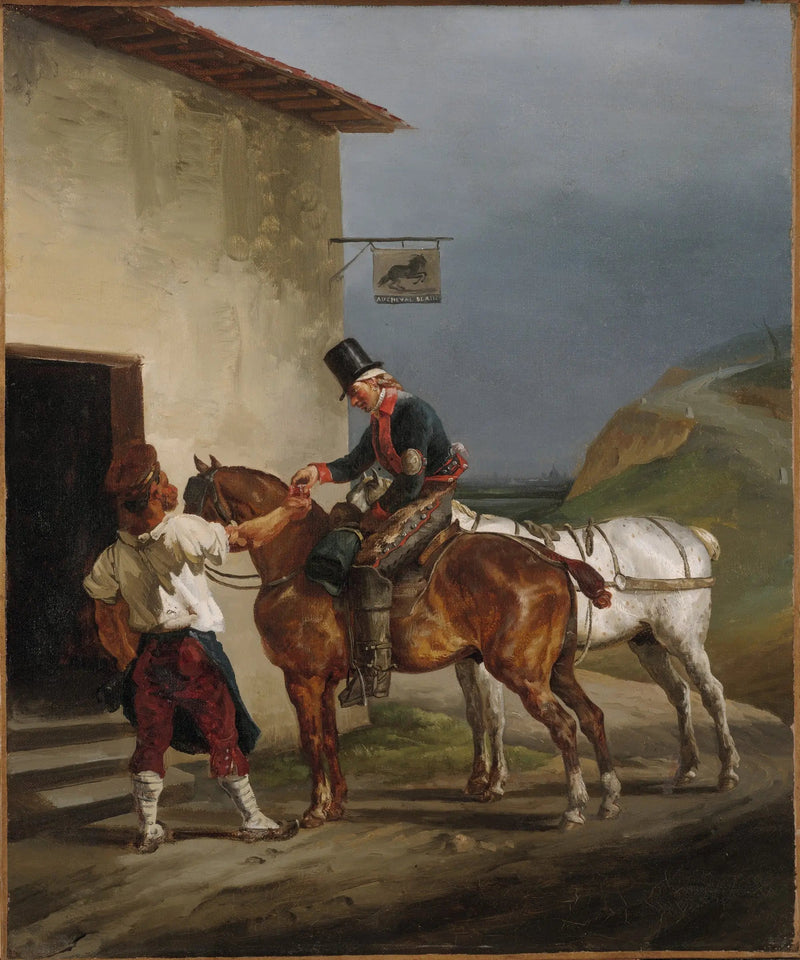 Den Hvide Hests Tavern - Théodore Géricault