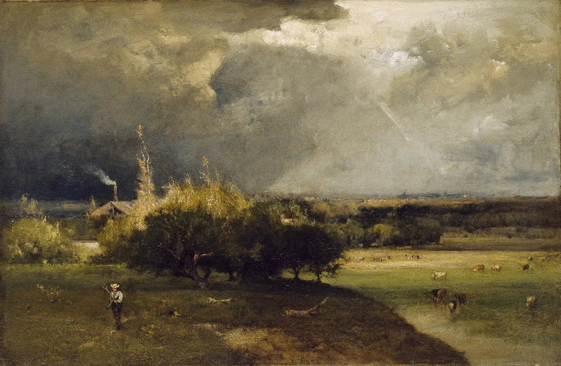 Den kommende storm - George Inness