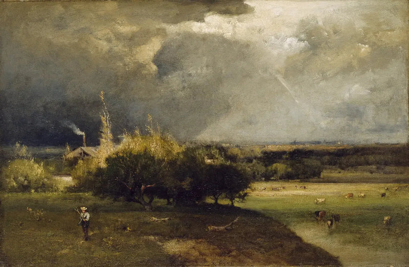 Den kommende storm - George Inness