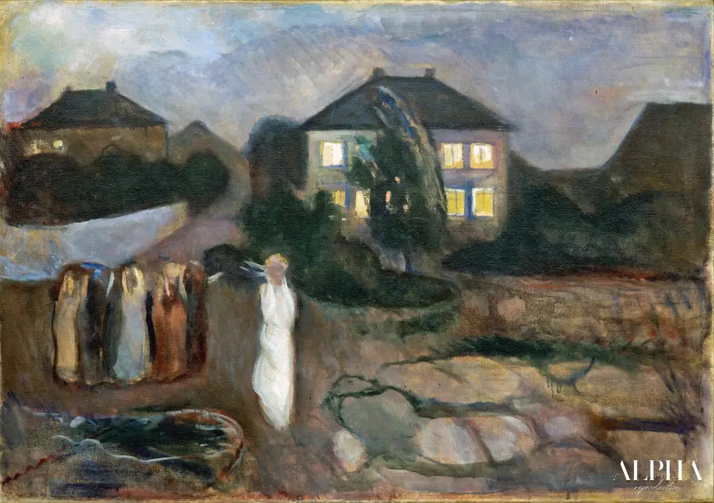 La tempête - Edvard Munch - Reproductions de tableaux et peintures haut de gamme