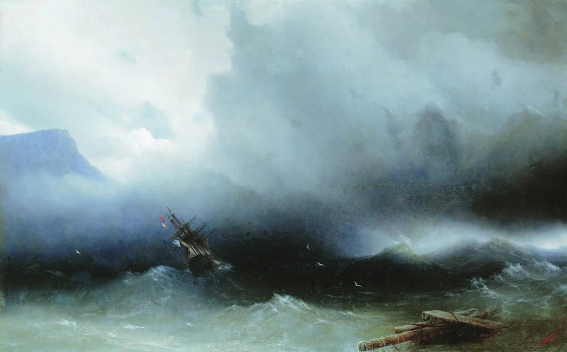 Havstormen - Ivan Aïvazovski