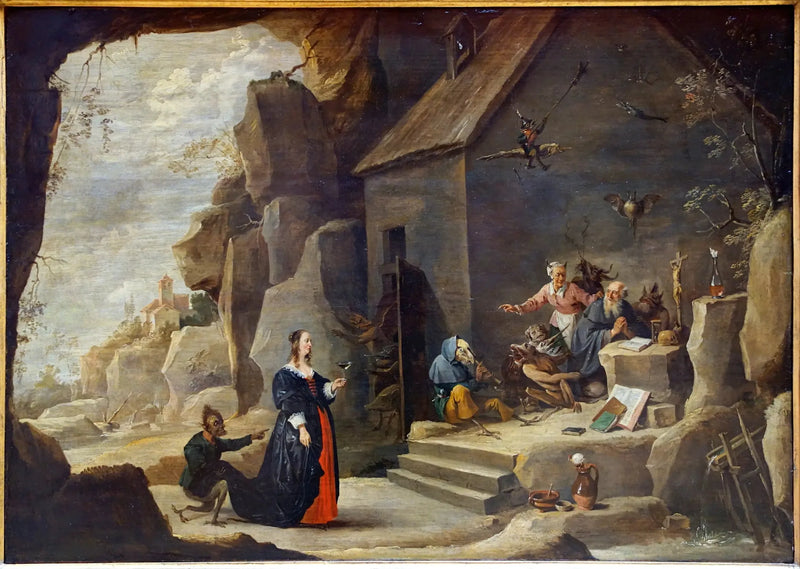 Fristelsen for den hellige Antonius - David Teniers den Yngre