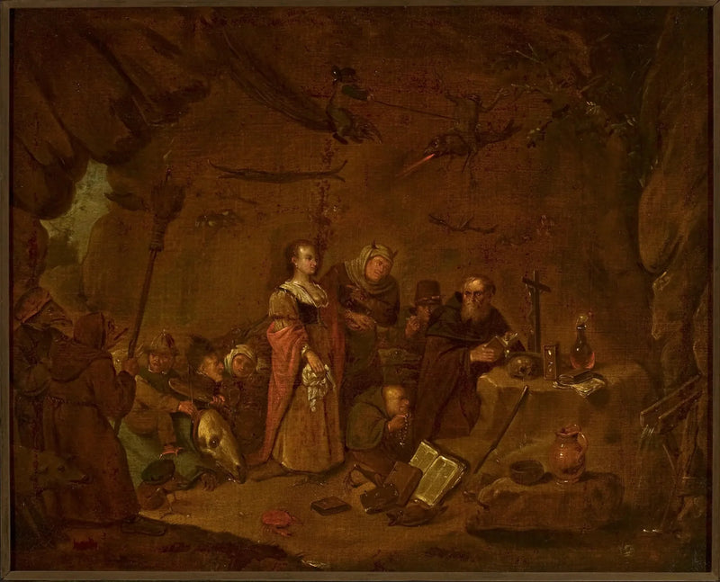 Fristelsen for den hellige Antonius - David Teniers den Yngre