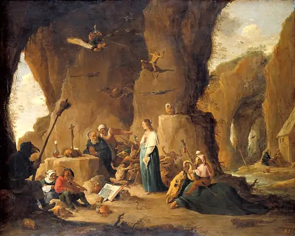 Fristelsen for den hellige Antonius - David Teniers den Yngre