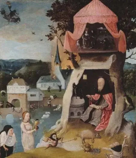 Sankt Antonii fristelse. - Hieronymus Bosch
