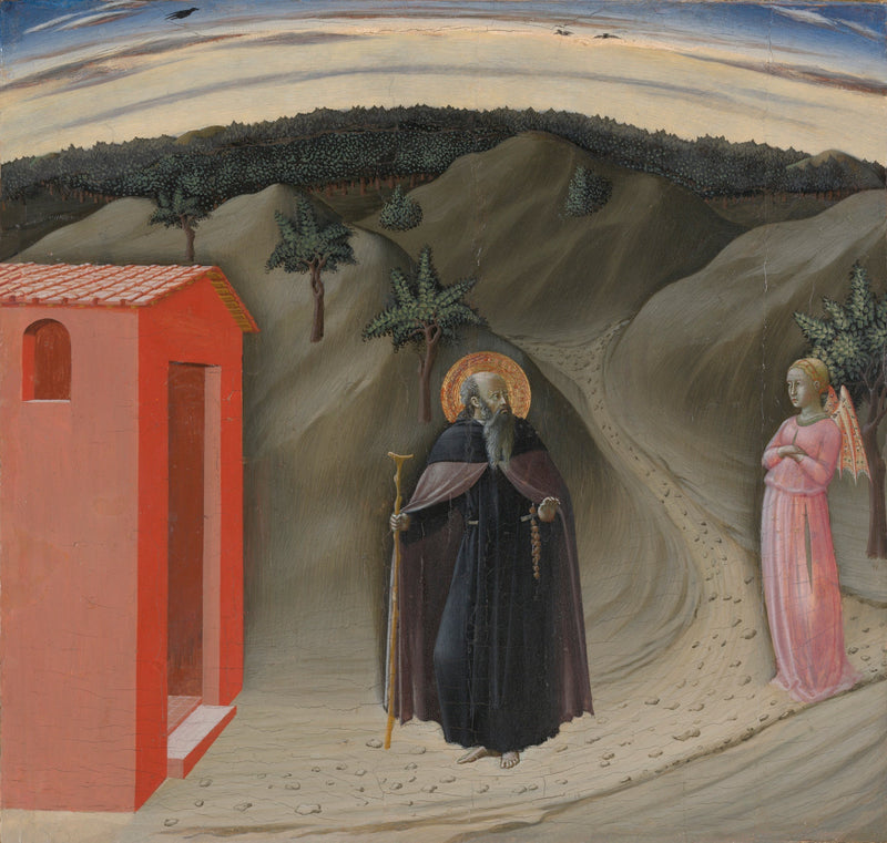 Saint Antonius Abbed's Versuchung - Meister von Osservanza