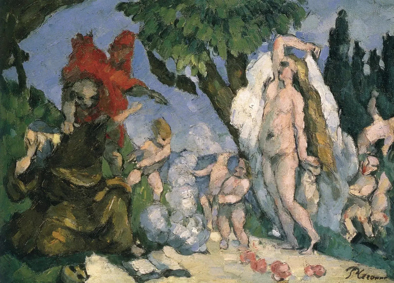 Fristelsen af Sankt Antonius - Paul Cézanne