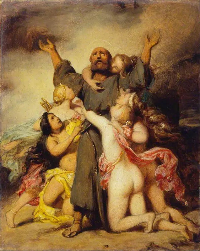 Saint Antoines Fristelse - Paul Delaroche