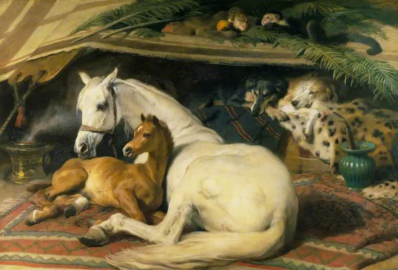 Den Arabiske Telt - Edwin Henry Landseer