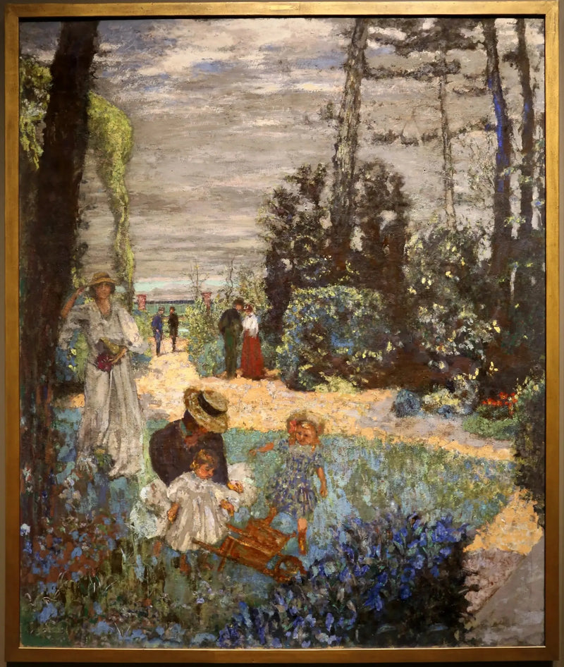 La terrasse à Vasouy - Le jardin - Édouard Vuillard