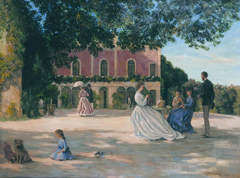 Terrassen i Méric - Frédéric Bazille