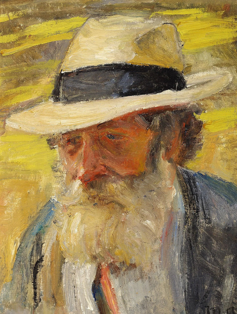 En gammel mands hoved - Michael Peter Ancher