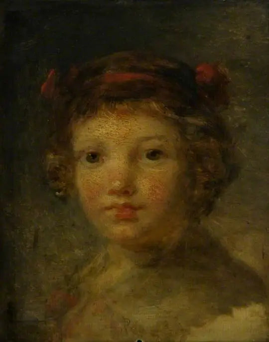 Barnets hoved - Jean-Honoré Fragonard