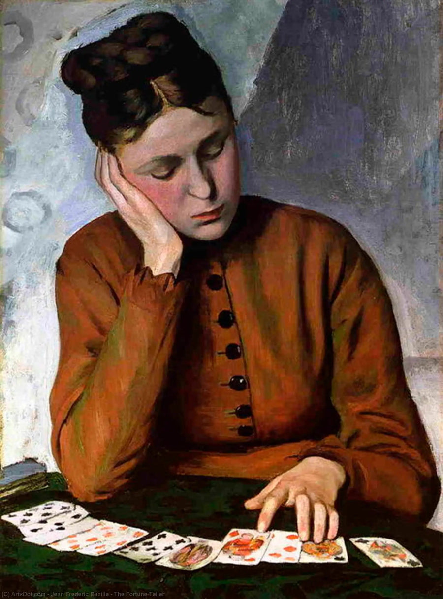 Kortlæseren - Frédéric Bazille