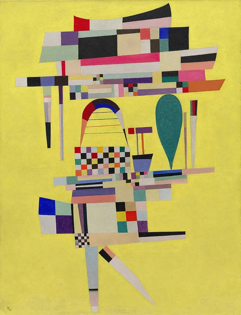 Det Gule Lærred - Vassily Kandinsky