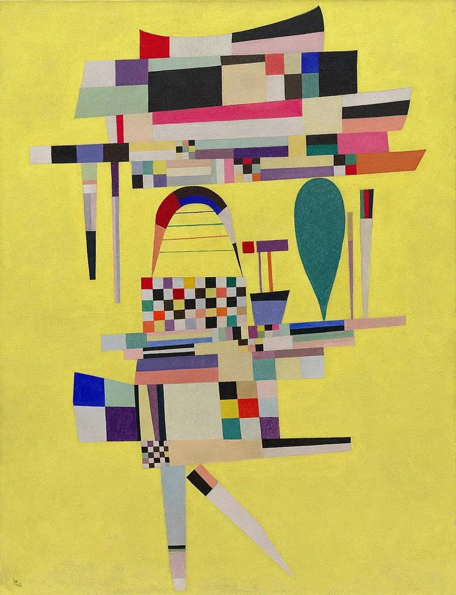 Det Gule Lærred - Vassily Kandinsky