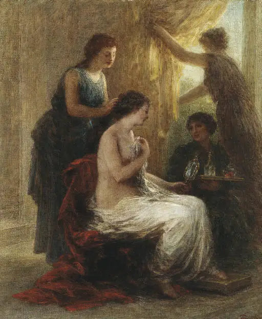 Den antikke toilet - Henri Fantin-Latour