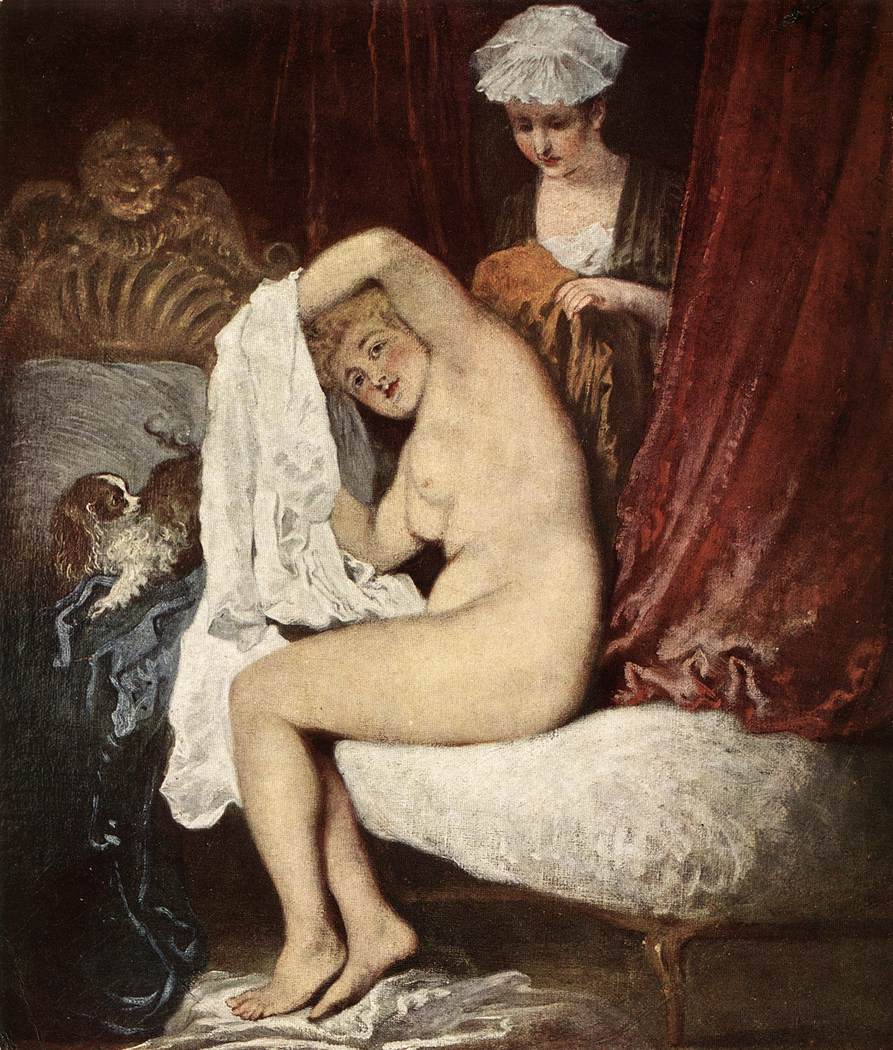 Badeværelset - Antoine Watteau