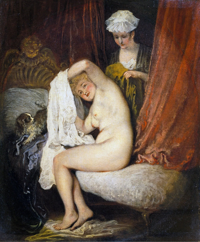 Badeværelset - Antoine Watteau