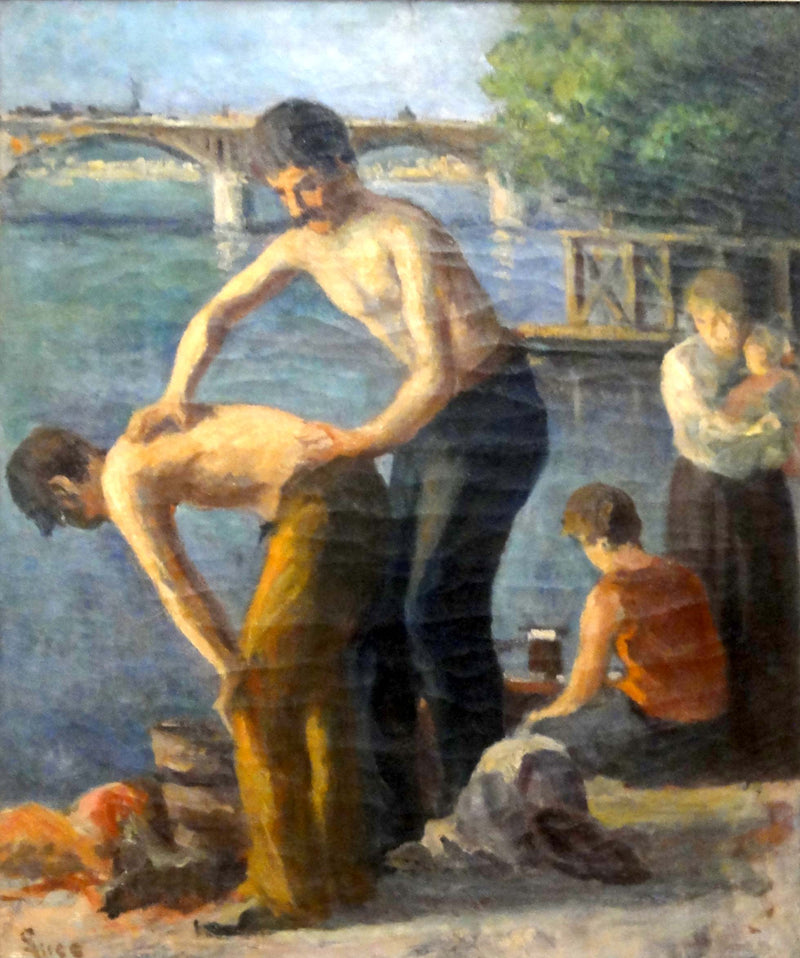 Toilet ved Saints-Pères-broen - Maximilien Luce
