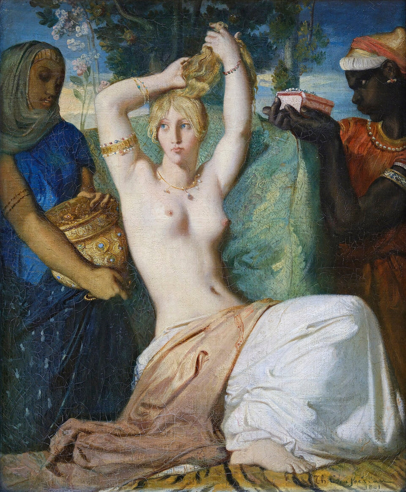 Esthers Toilet - Théodore Chassériau