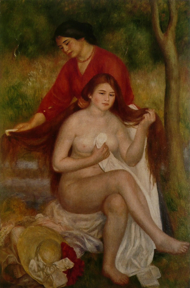 Badende kvindes toilet - Pierre-Auguste Renoir