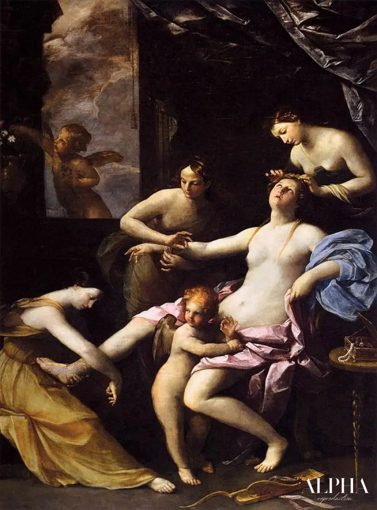 La toilette de Vénus - Guido Reni Reproductions de tableaux à la peinture à l’huile