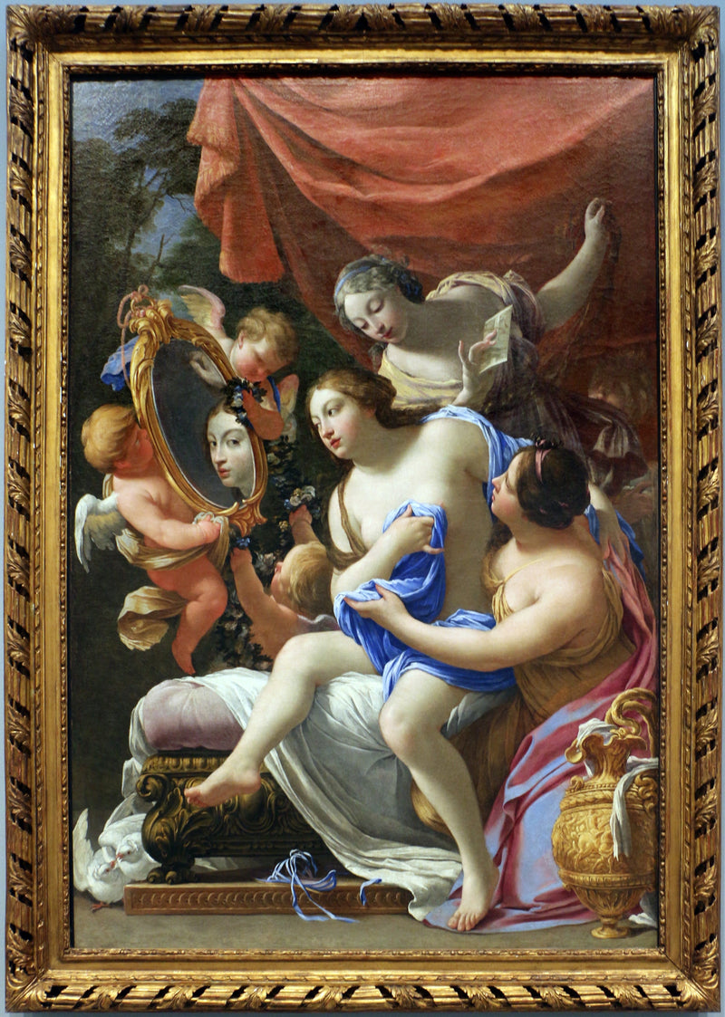 Venus' badning - Simon Vouet