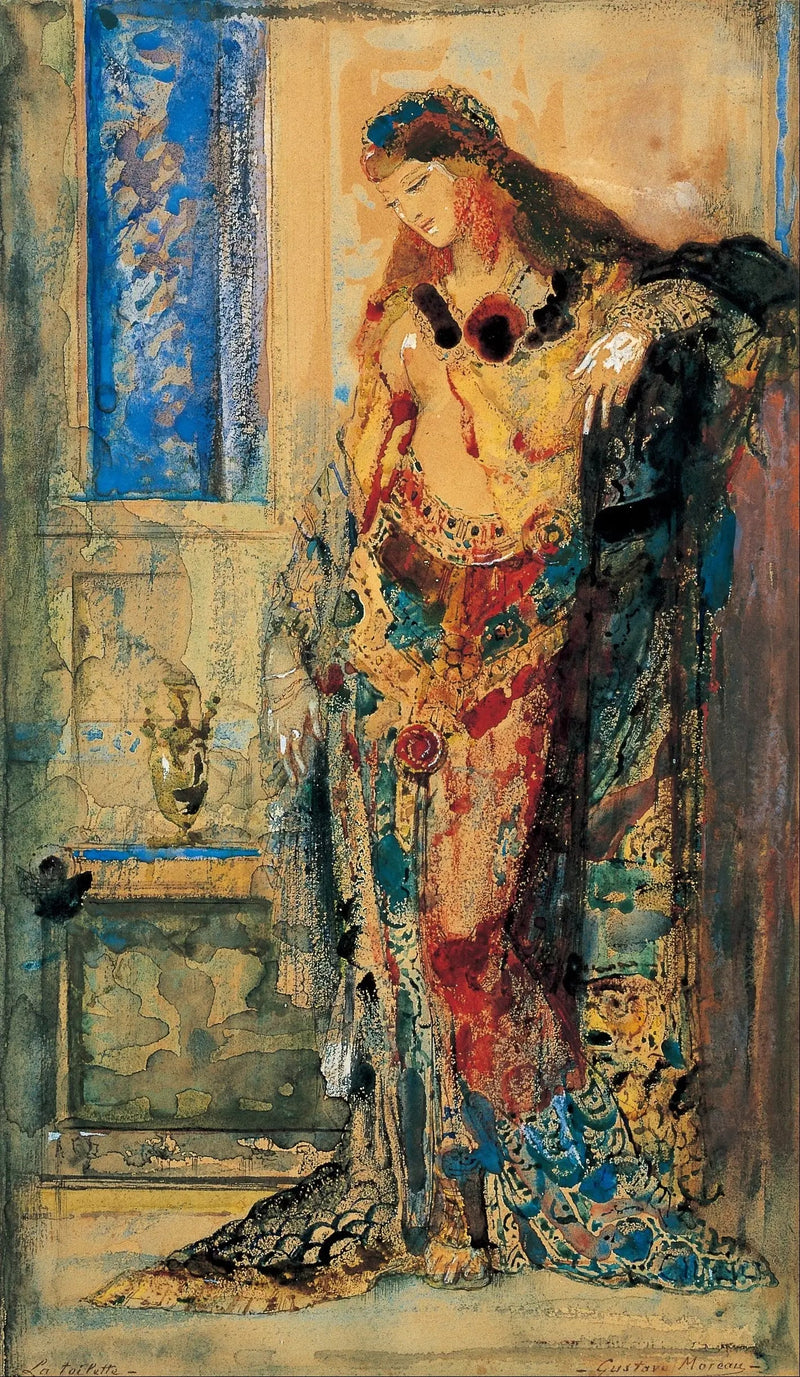 Badeværelset - Gustave Moreau