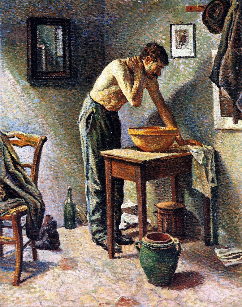 Badeværelset - Maximilien Luce