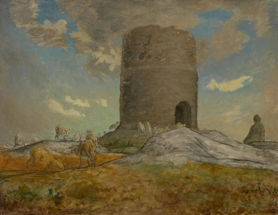 La Tour de Chailly nær Barbizon - Jean-François Millet
