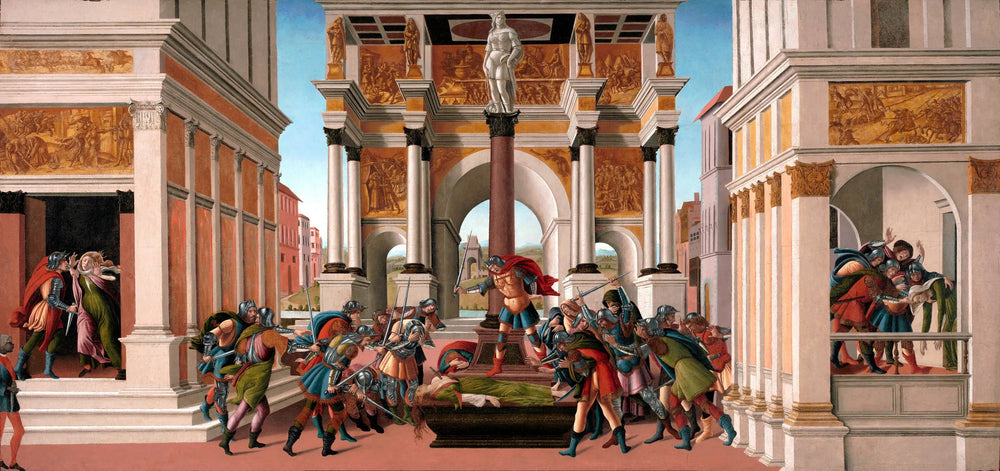 La Tragédie de Lucrèce - Sandro Botticelli image 1 copie de tableau peinte à la main