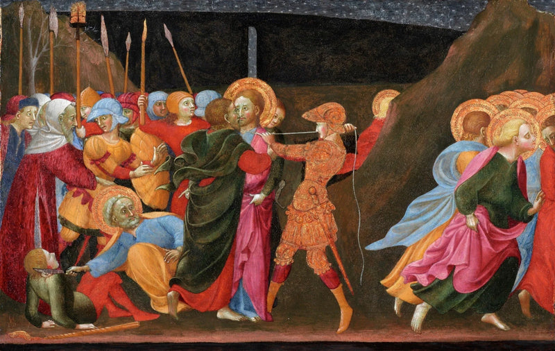 Jesu forræderi - Stefano di Giovanni (Sassetta)