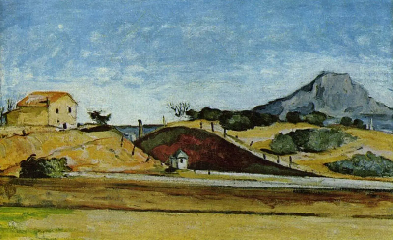 Gravkanalen med Montagne Sainte-Victoire - Paul Cézanne