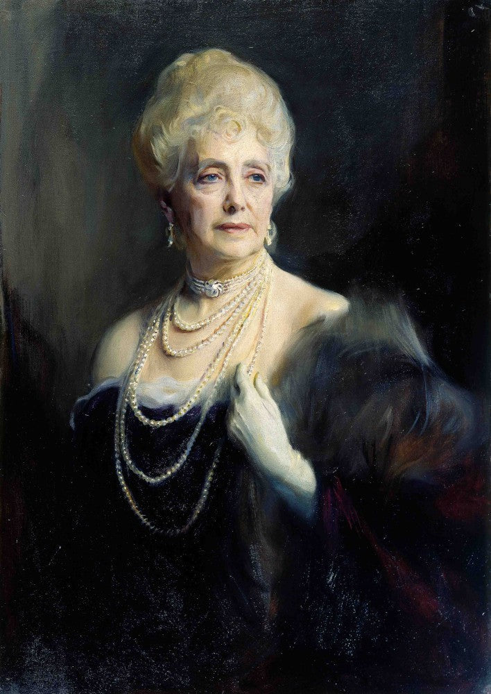 La très honorable Mabell Ogilvy, comtesse douairière d'Airlie - Philip de László image 1 tableau peint à l’huile sur toile