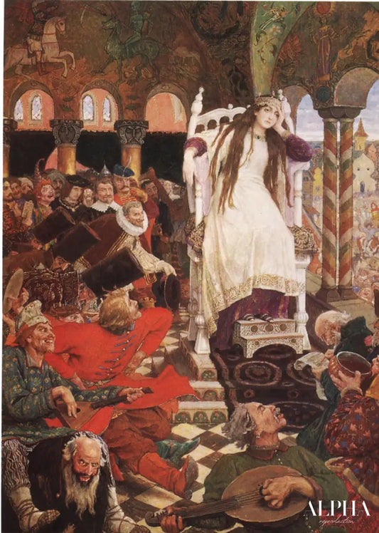 La tsarévna insouciante - Viktor Vasnetsov - Reproductions de tableaux et peintures haut de gamme