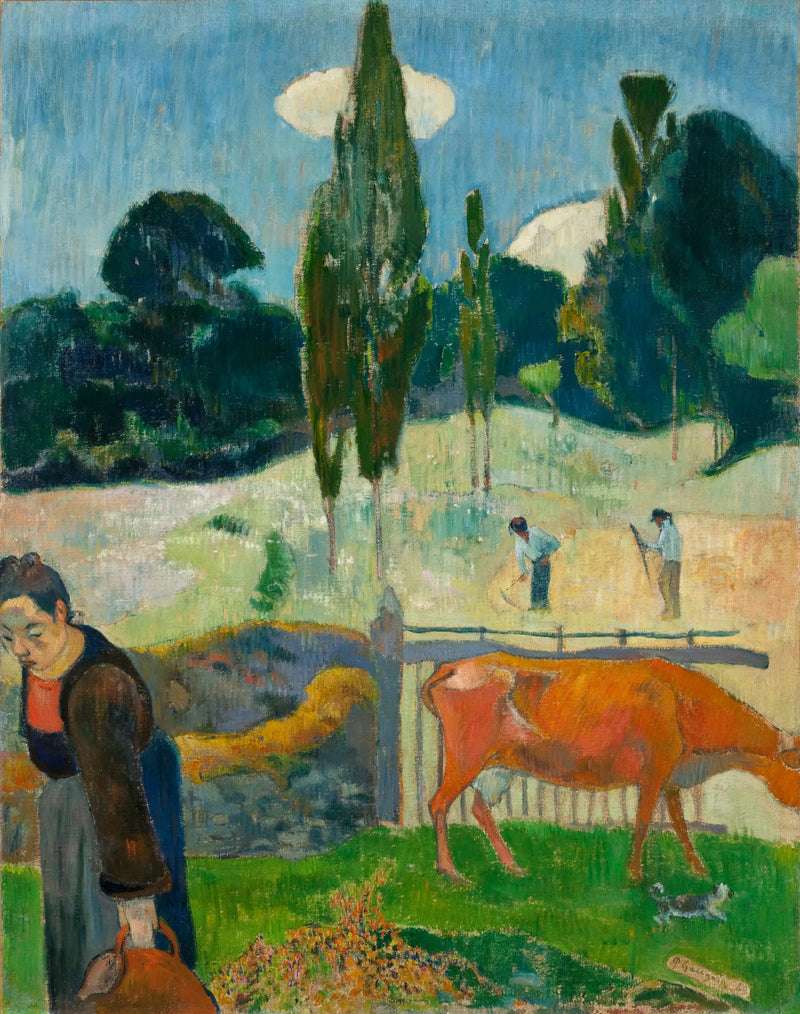 Den røde ko - Paul Gauguin