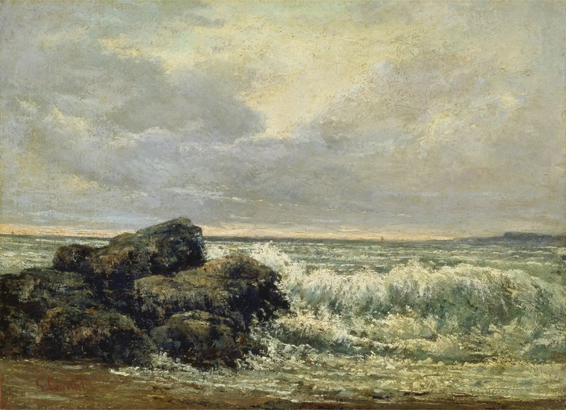 La wave - Gustave Courbet