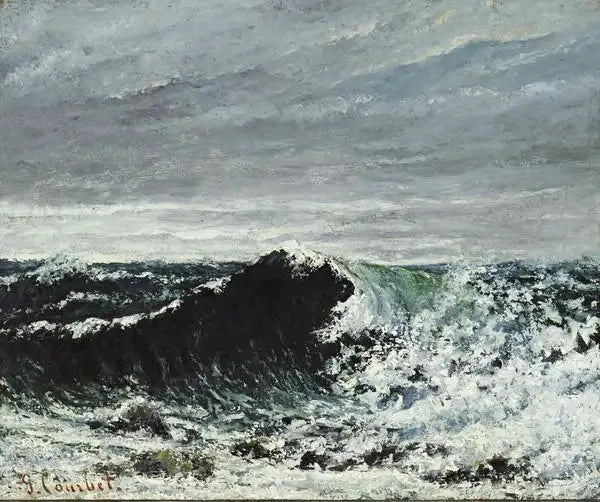 La bølge - Gustave Courbet