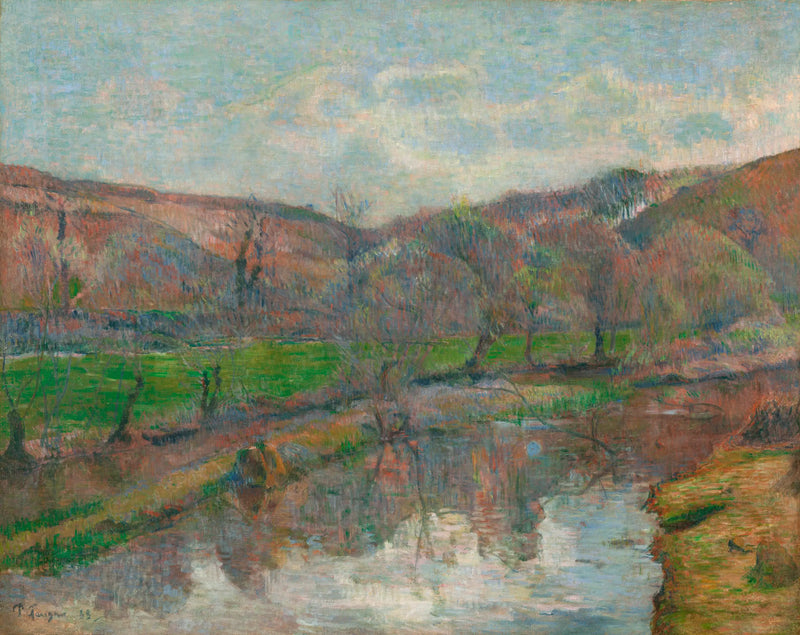Aven-dalen og Pont-Aven-bjerget - Paul Gauguin