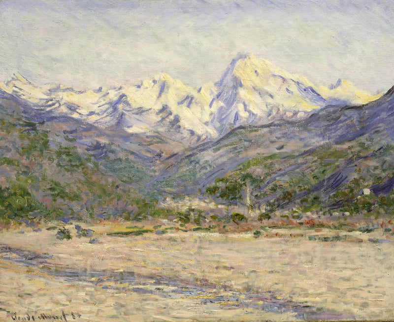 Nervia-dalen - Claude Monet