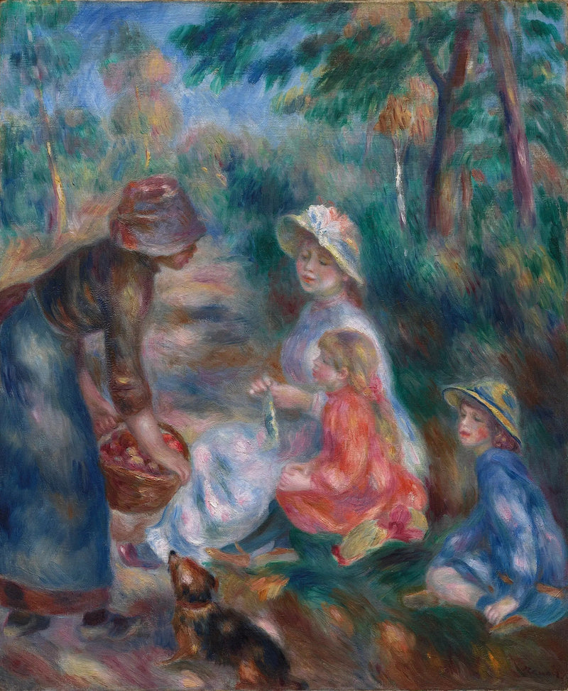 Æblehandleren - Pierre-Auguste Renoir