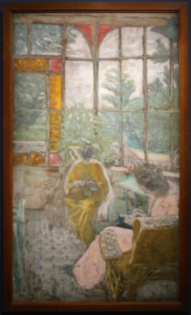 La Véranda du Coadigou i Loctudy, Marcelle Aron og Marthe Mellot - Édouard Vuillard